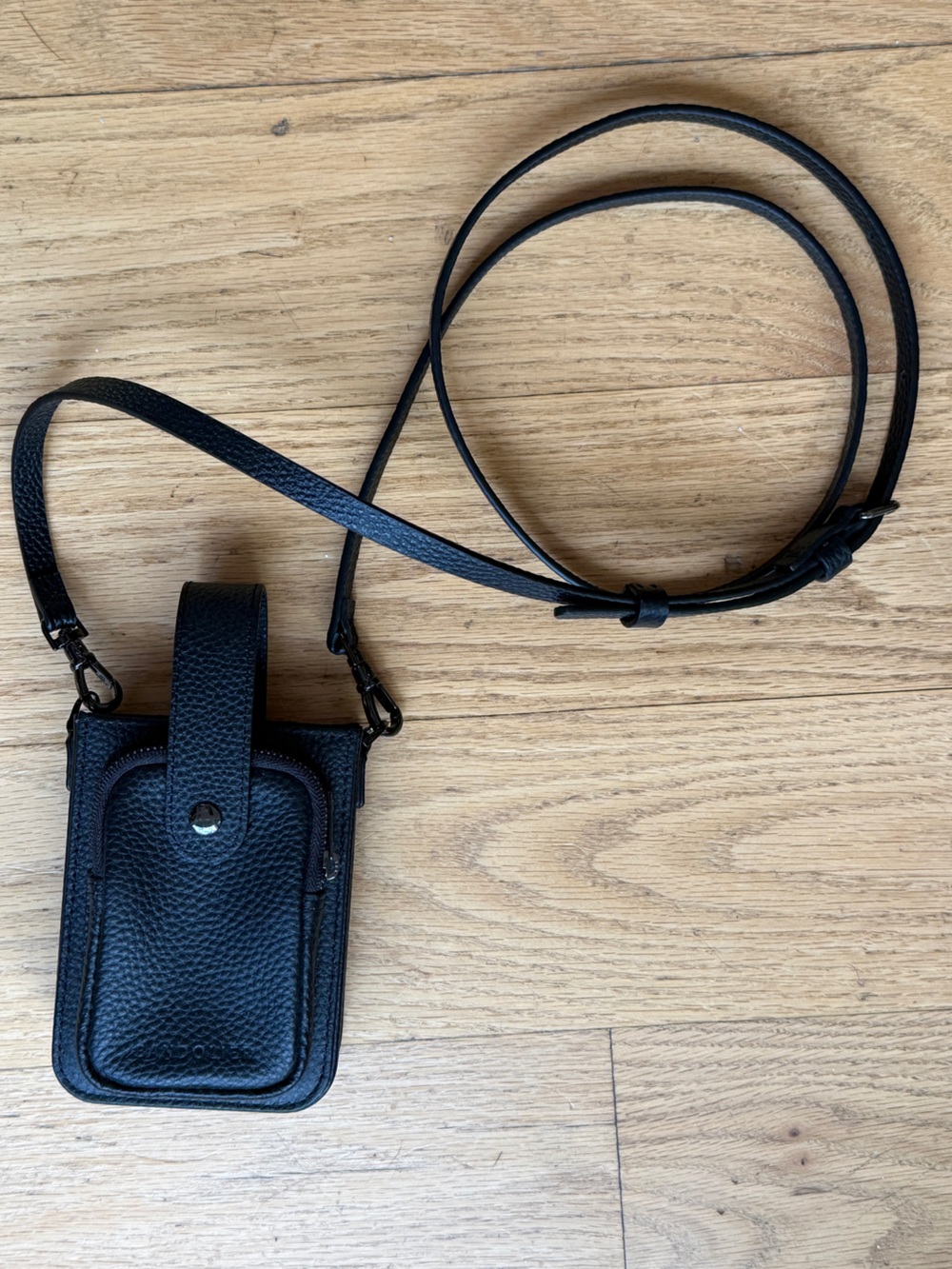 Bandolier Hailey Holster Crossbody Phone Pouch - Black/pewter